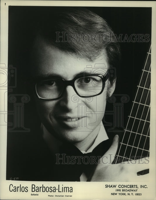 Press Photo Carlos Barbosa-Lima,  Brazilian virtuoso guitarist and arranger. - Historic Images