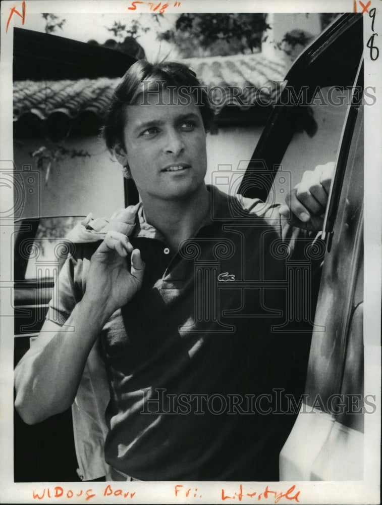 1981 Press Photo Doug Barr in a scene from The Fall Guy, on ABC.