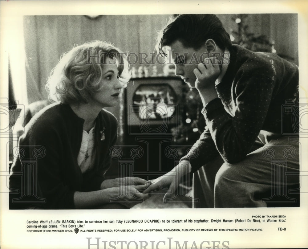 1993 "This Boy's Life" - Ellen Barkin and Leonardo DiCaprio - Historic Images