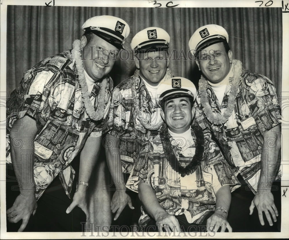 1973 Press Photo Members of Beachcombers Barber Shop Quartet, New Orleans-Historic Images