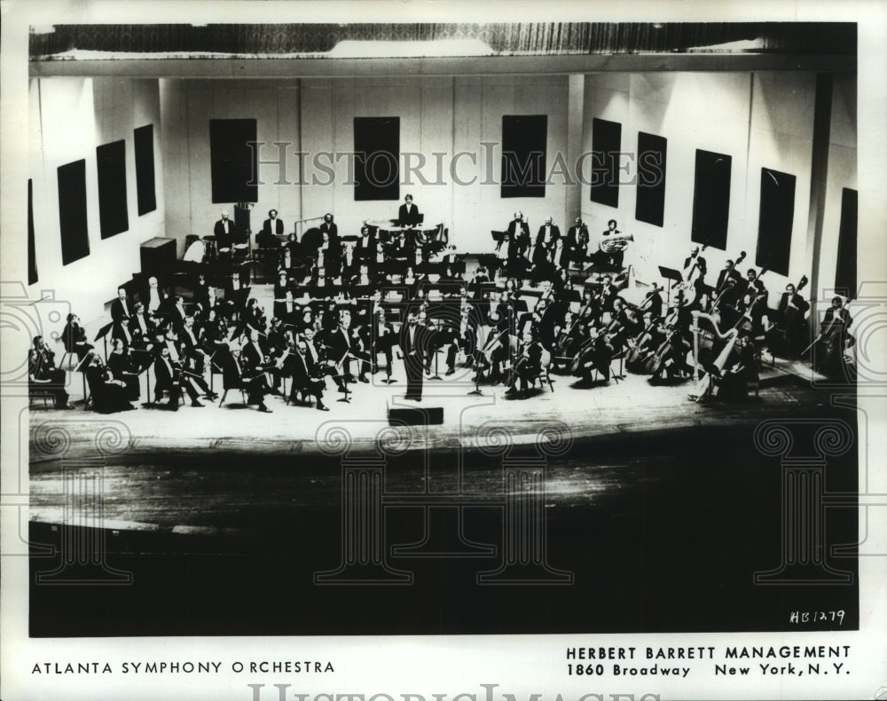 1981 Press Photo The Atlanta Symphony Orchestra - Historic Images