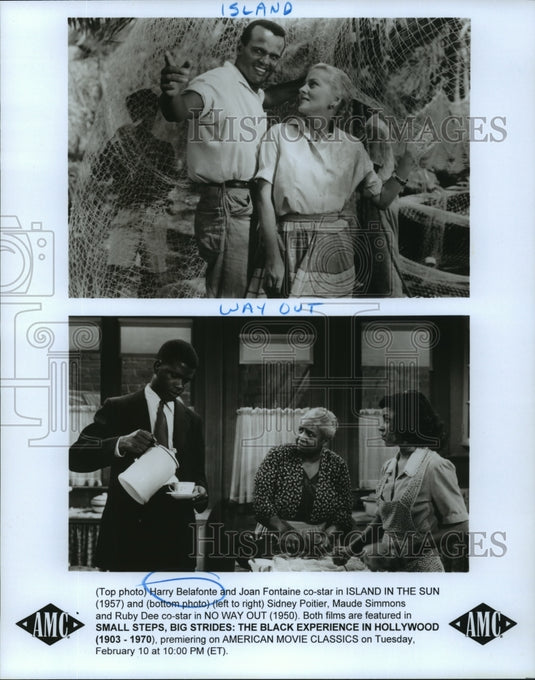 1998 Scenes from Island in the Sun 1957 and No Way Out 1950.-Historic Images