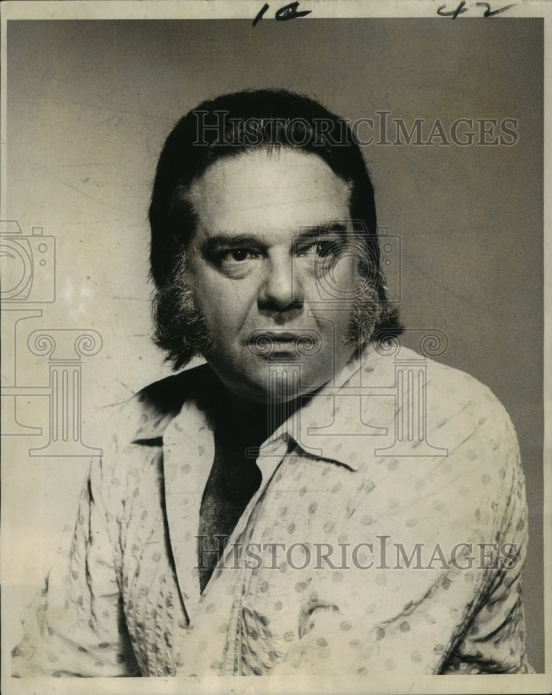 1974 Press Photo New Orleans Musician Al Belletto for Columbia Pictures-TV-Historic Images