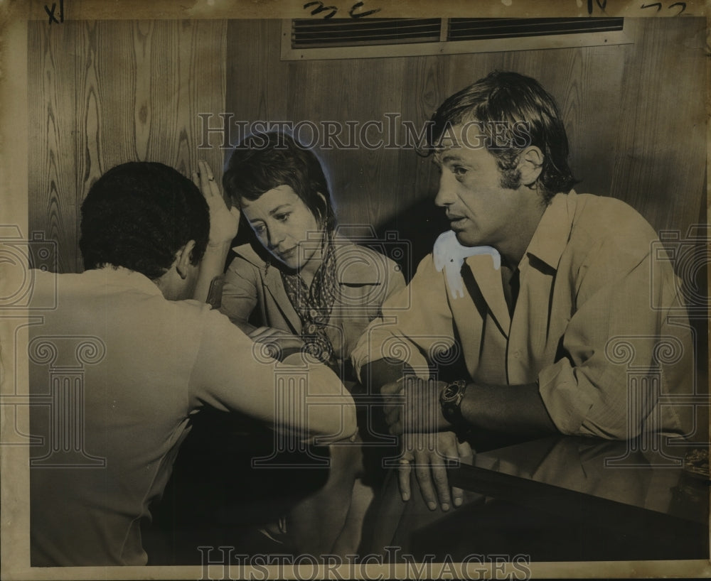 1969 Annie Girardot, Jean Paul Belmondo, Director Claude Lelouche - Historic Images