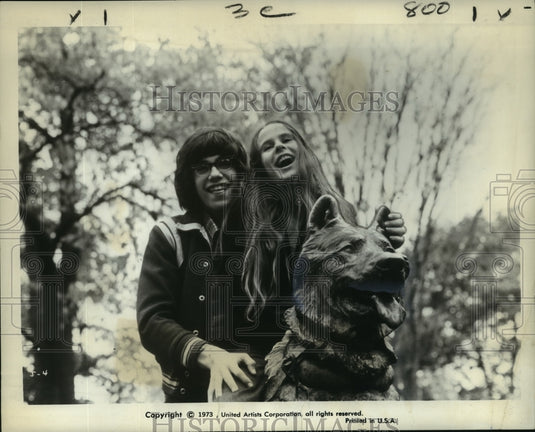 1973 Press Photo Robby Benson and Glynnis O' Connor star together in "Jeremy"-Historic Images