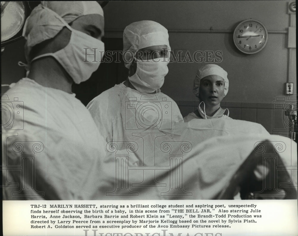 1979 Press Photo Marilyn Hassett in a scene from The Bell Jar. - Historic Images