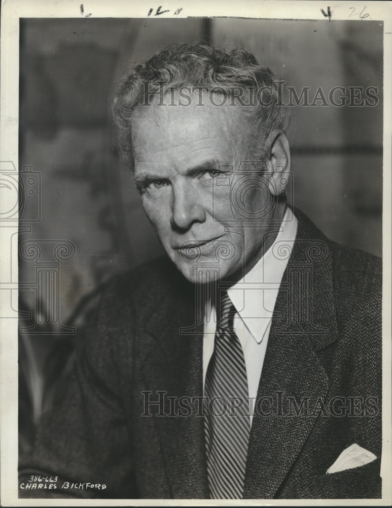 1954 Charles Bickford, actor. - Historic Images