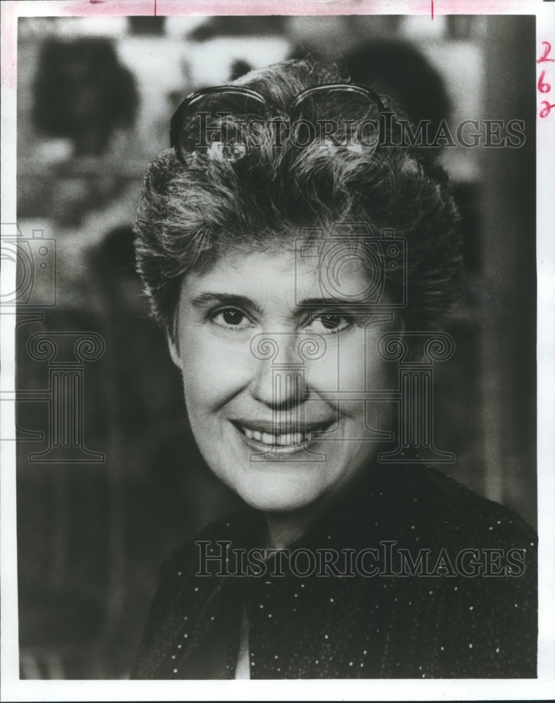 1983 Comedian Erma Bombeck for &quot;Maggie&quot; TV Series ABC - Historic Images