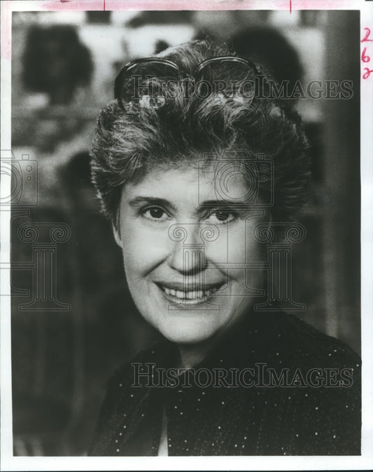1983 Comedian Erma Bombeck for "Maggie" TV Series ABC - Historic Images