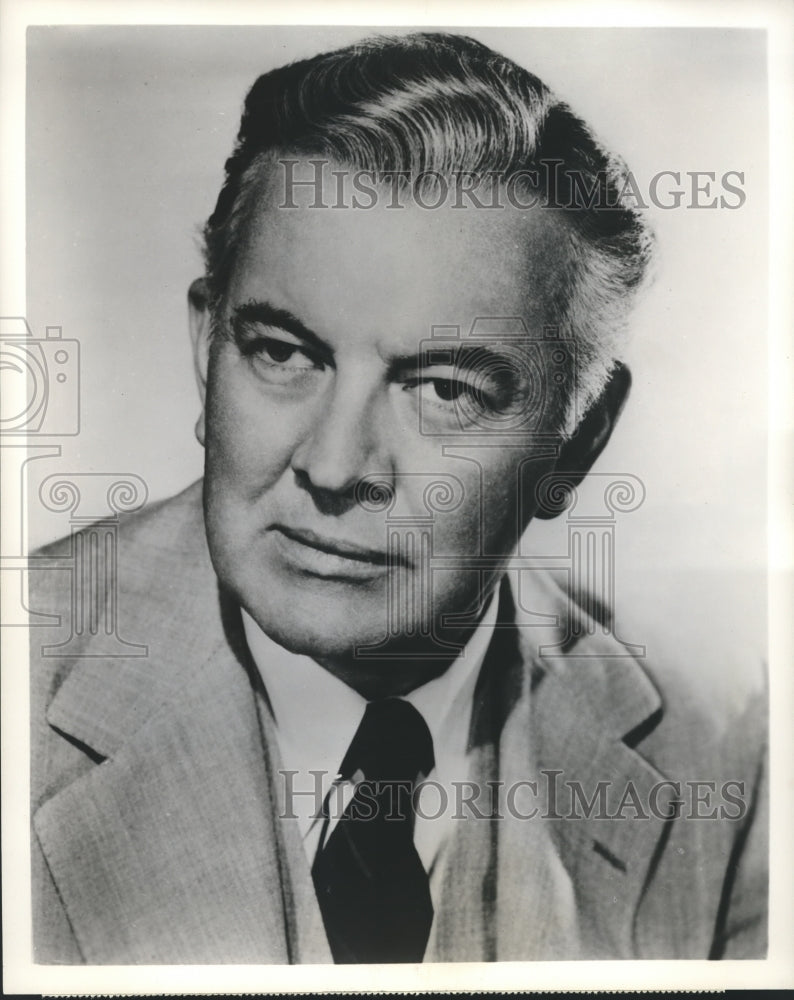 1954 Sidney Blackmer stars in The Notebook Warriors, on ABC. - Historic Images