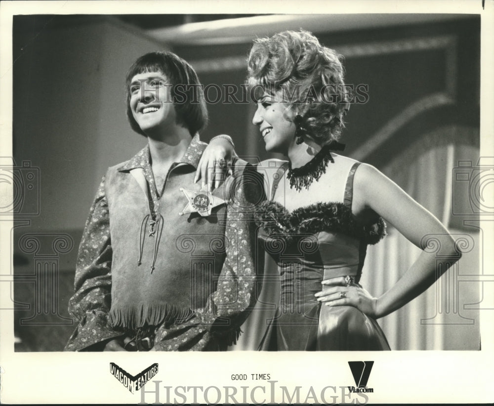 1991 Press Photo Sonny &amp; Cher in the movie &quot;Good Times.&quot; - nop08452-Historic Images