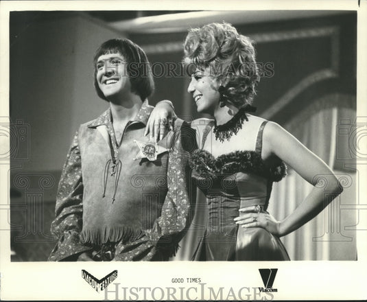 1991 Press Photo Sonny & Cher in the movie "Good Times." - nop08452-Historic Images