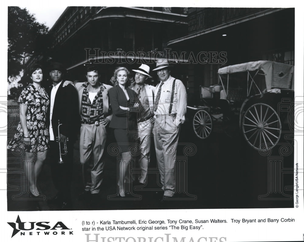 Press Photo Cast of USA Network original series, "The Big Easy." - nop08512-Historic Images