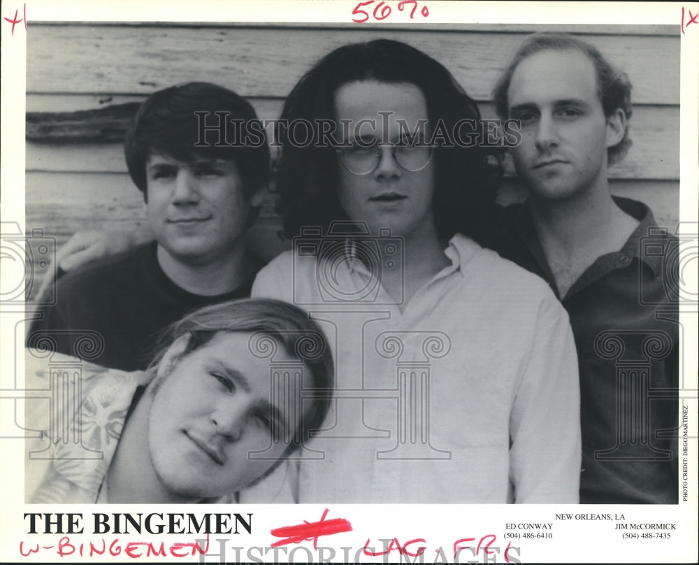 1992 Press Photo The Bingemen, entertainers - Historic Images