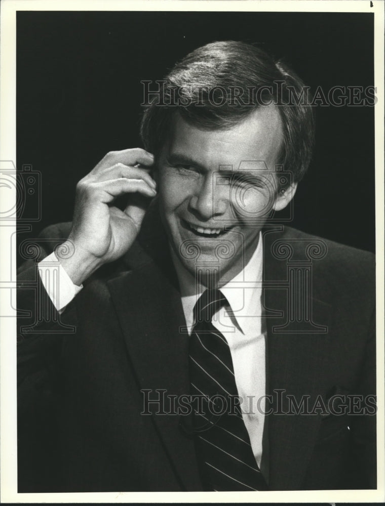 1984 Tom Brokaw of NBC News at Democratic National Convention - Historic Images