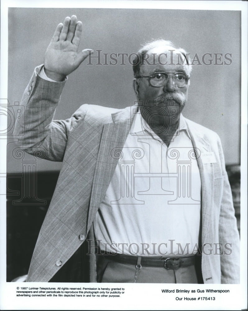 1986 Wilford Brimley as Gus Witherspoon on &quot;Our House,&quot; NBC/TV - Historic Images