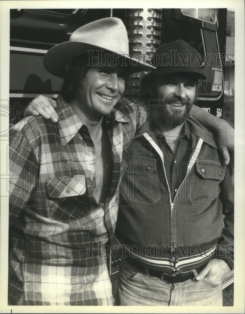 1978 James Brolin and Rip Torn star in "Steel Cowboys," NBC/TV - Historic Images