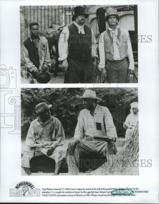 Phill Lewis and Moses Gunn in Brother Future - Historic Images