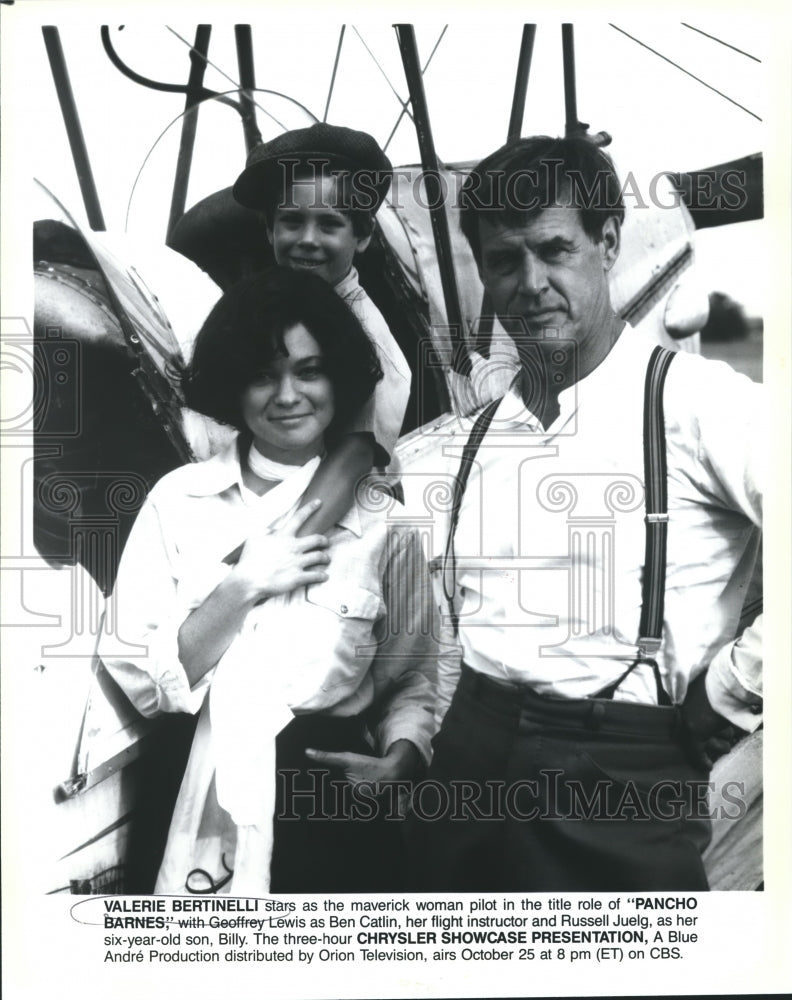 1988 Valerie Bertinelli, Geoffrey Lewis,Russell Juelg- Pancho Barnes - Historic Images