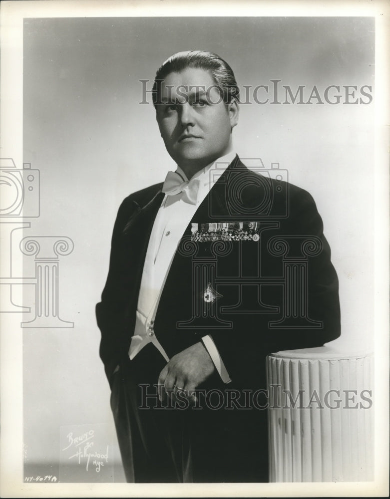 1953 Press Photo Jussi Bjoerling, Swedish Tenor - nop09543-Historic Images