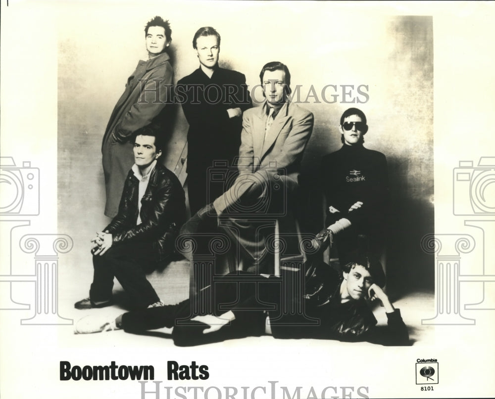 1981 The Boomtown Rats, Irish rock band. - Historic Images