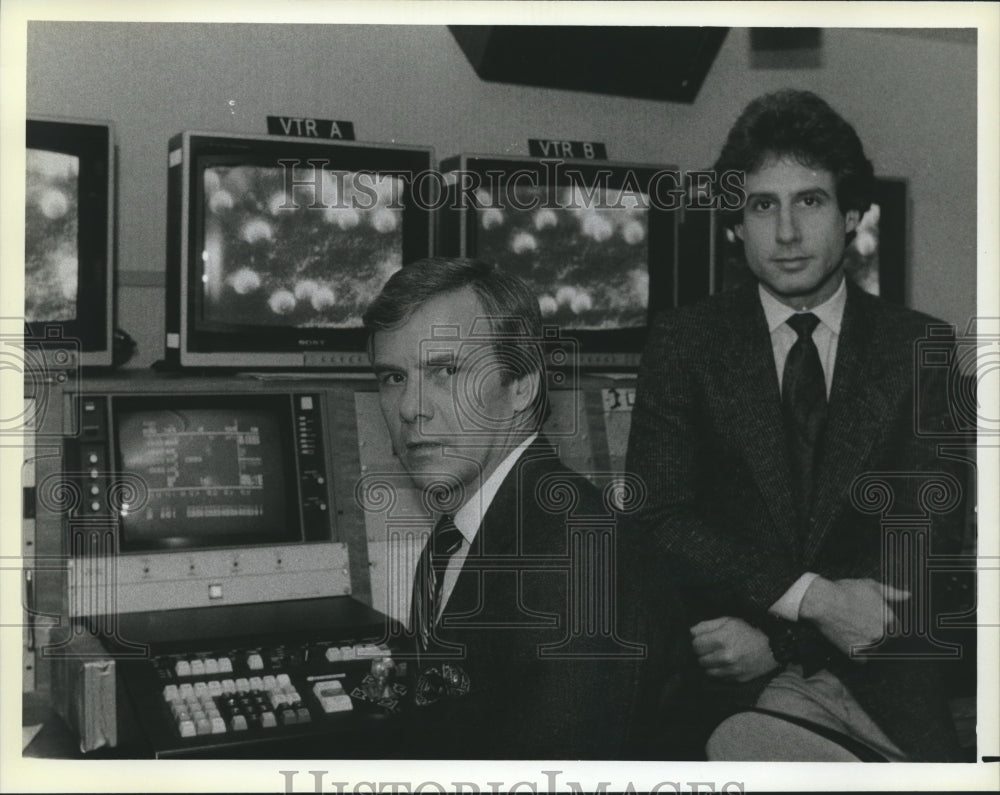1986 Tom Brokaw and Robert Bazell on Life Death and AIDS, on NBC. - Historic Images