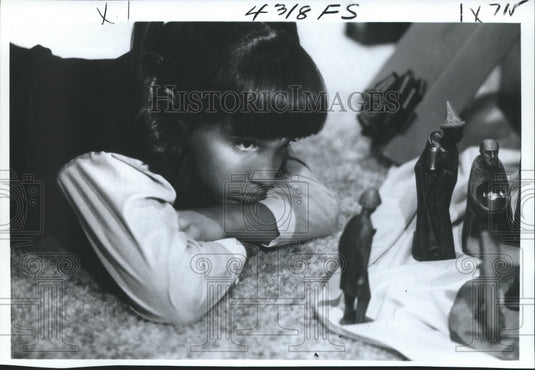 1979 Danielle Brisebois plays Tammy in "The Stableboy's Christmas" - Historic Images