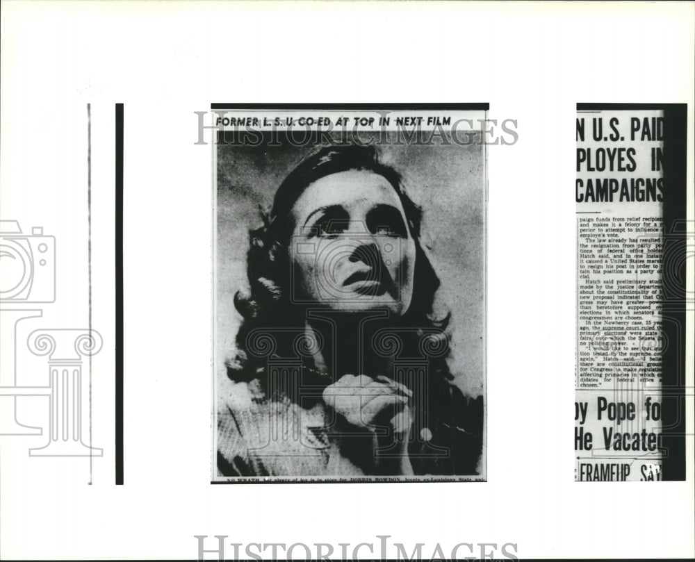 1989 Press Photo "The Grapes of Wrath" - Dorris Bowdon, Actress - Historic Images