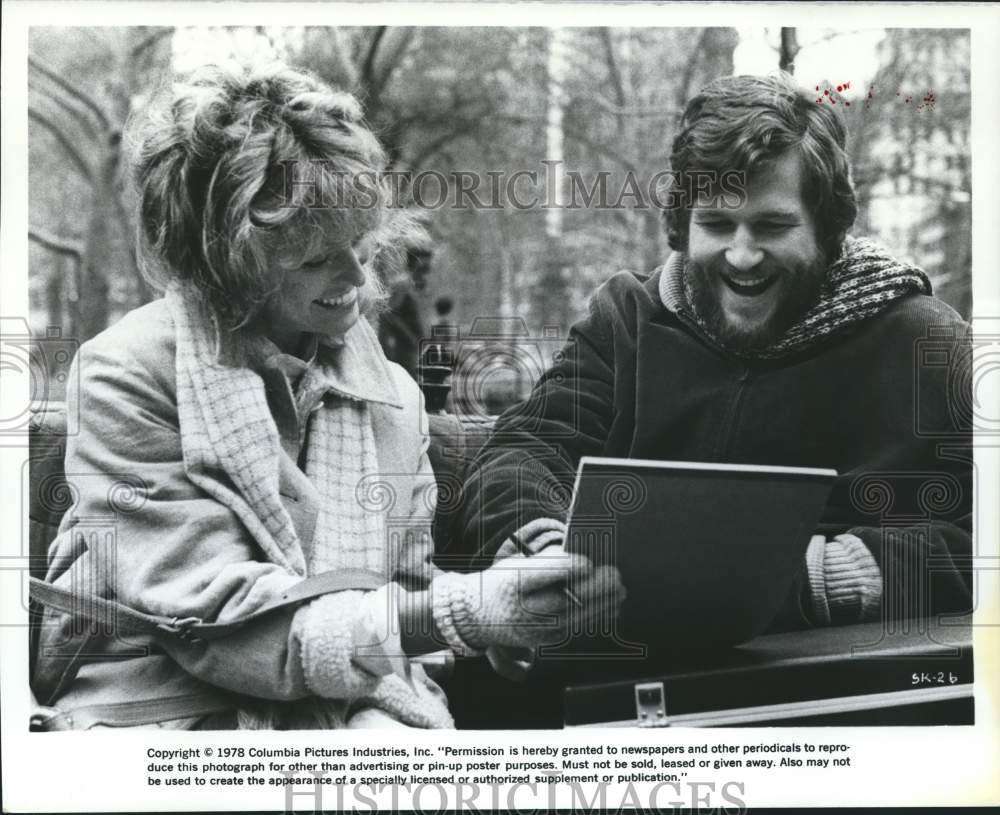 1978 Jeff Bridges, American actor, with co-star - Historic Images