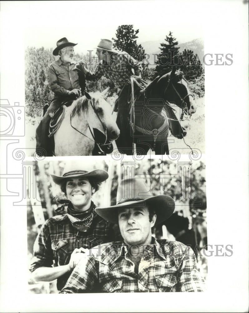 1982 James Caan in scenes from "Comes a Horseman," CBS/TV - Historic Images