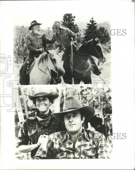 1982 James Caan in scenes from "Comes a Horseman," CBS/TV - Historic Images