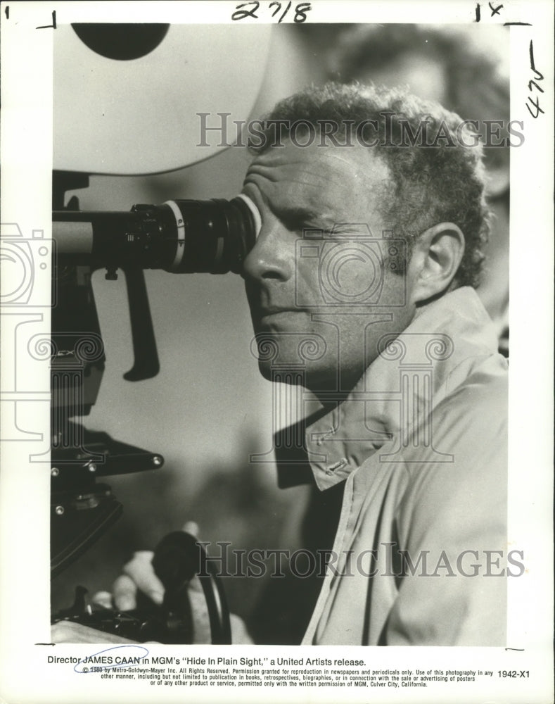 1980 Director James Caan in MGM&#39;s &quot;Hide In Plain Sight,&quot; - Historic Images