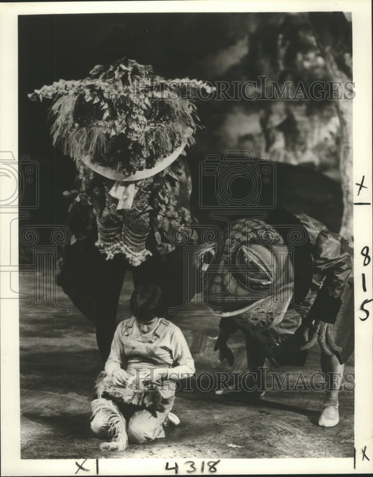 1981 Press Photo Christopher Byars in scene "The Spellbound Child." - nop12220-Historic Images