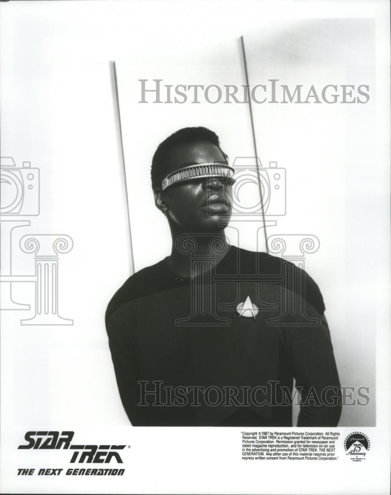 1987 LeVar Burton stars in &quot;Star Trek: The Next Generation.&quot; - Historic Images