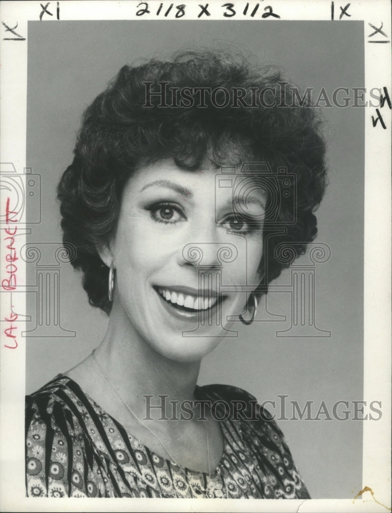 1979 Carol Burnett, comedian and actress - Historic Images