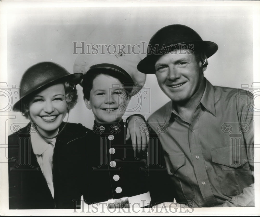 1958 Press Photo Lead stars of the movie &quot;Pride of the Marines&quot; - nop12931 - Historic Images