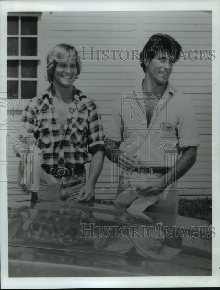 1982 Byron Cherry & Christopher Mayer star in "The Dukes of Hazzard" - Historic Images