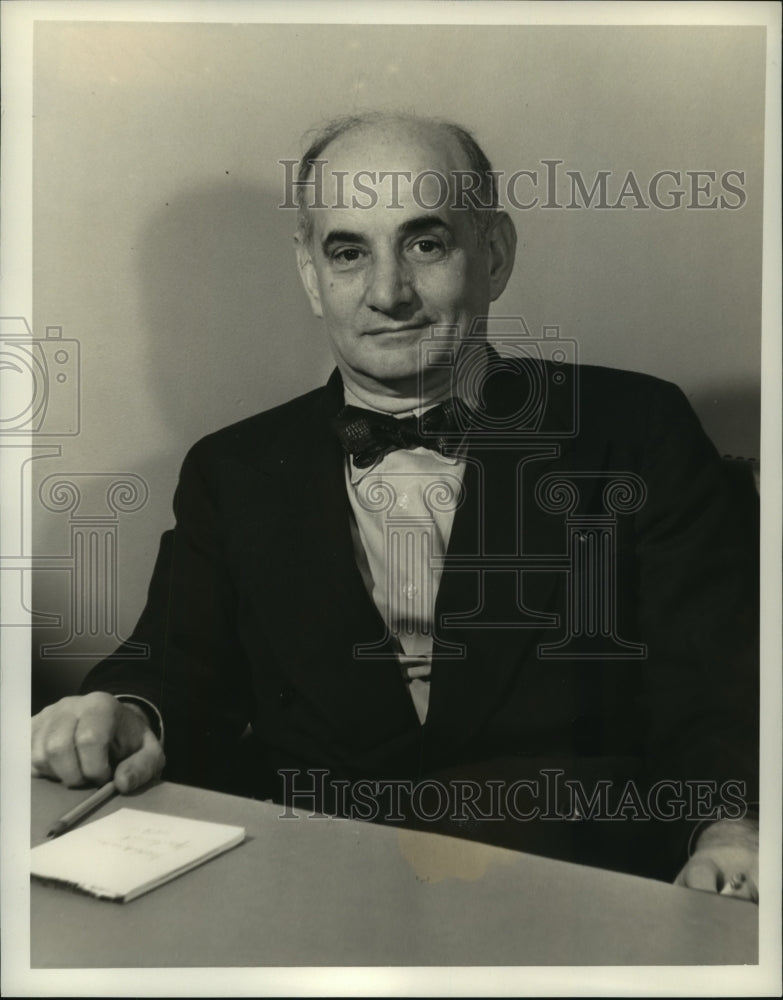 1960 Samuel Chotzinoff, NBC Opera Company. - Historic Images