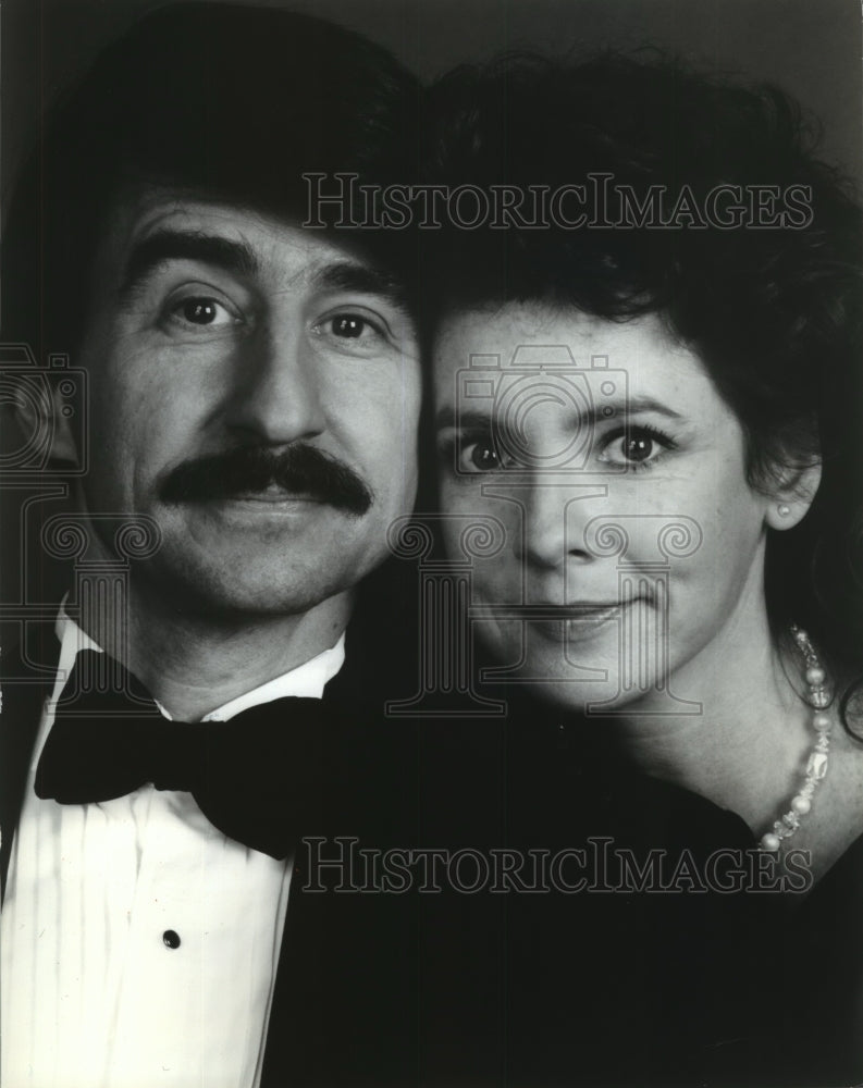 1987 Stockard Channing &amp; Sam Waterson in &quot;The Room Upstairs&quot; on CBS - Historic Images