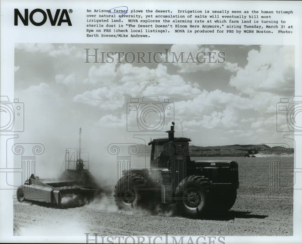 1987 Farming in NOVA &quot;The Desert Doesn&#39;t Bloom Here Anymore&quot; PBS TV - Historic Images