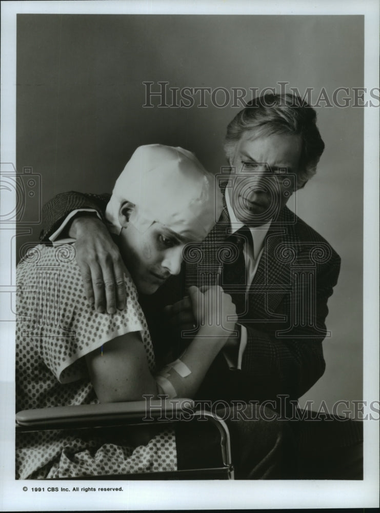 1991 &quot;Aftermath: A Test of Love&quot; - Denis Heames, Richard Chamberlain - Historic Images