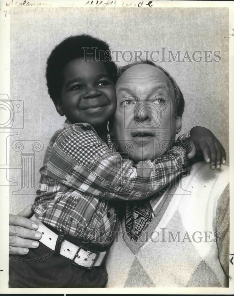 1978 Conraid Bain, Gary Coleman of "Diff'rent Strokes" NBC TV Series - Historic Images