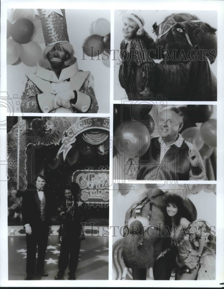 1990 Ann Jillian & Robert Urich on 15th Annual Circus of the Stars. - Historic Images