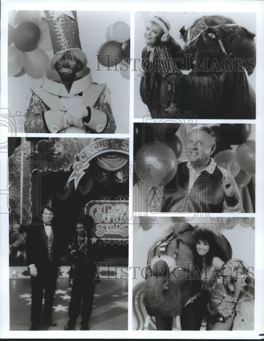 1990 Ann Jillian & Robert Urich on 15th Annual Circus of the Stars. - Historic Images