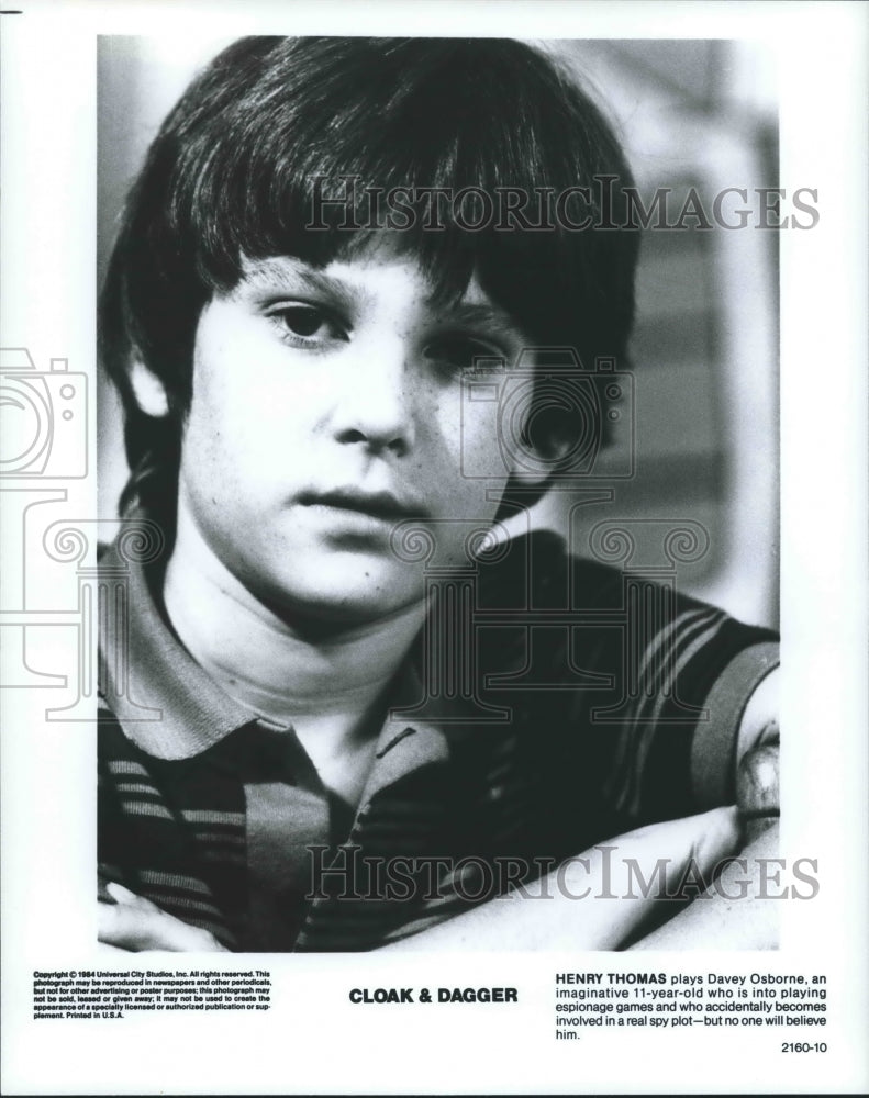 1984 Henry Thomas stars in &quot;Cloak and Dagger.&quot; - Historic Images