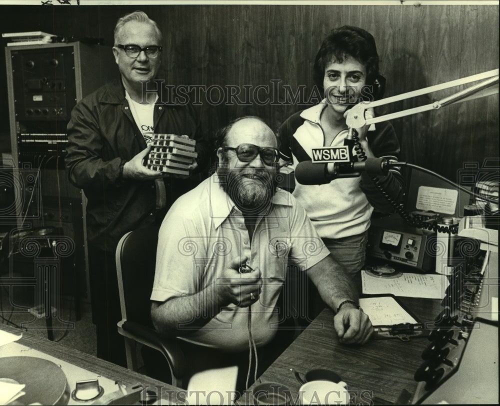 1979 Julian Mouton, Terry Powell &amp; Rick Cummings of WSMB Radio. - Historic Images