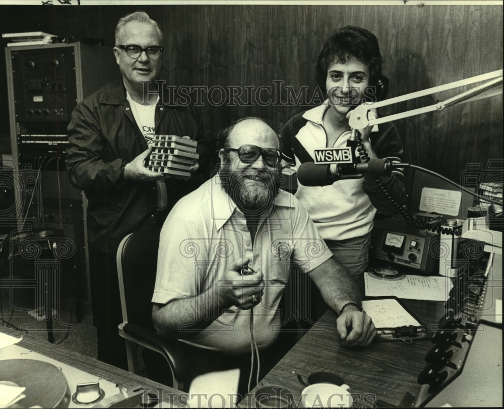 1979 Julian Mouton, Terry Powell & Rick Cummings of WSMB Radio. - Historic Images