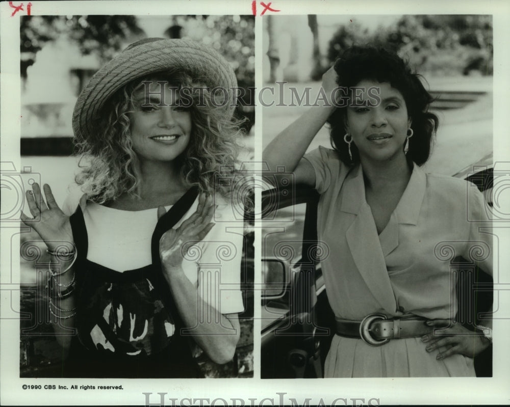 1991 Dyan Cannon and Phylicia Rashad star in Jailbirds, on CBS. - Historic Images