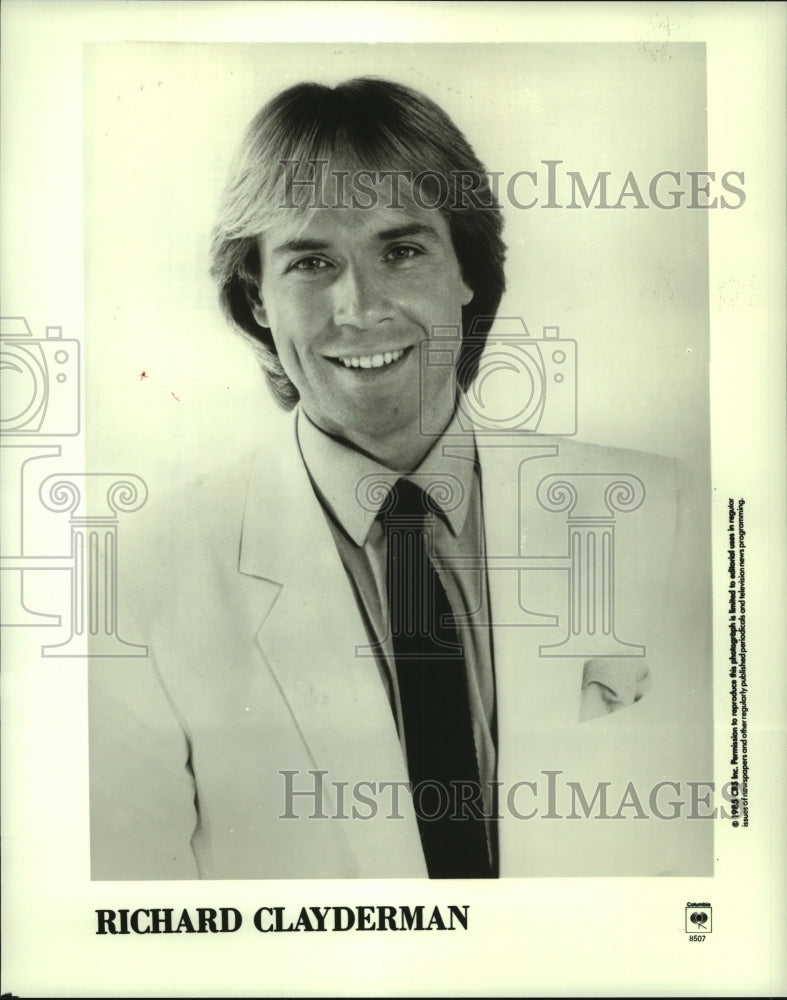 1985 Press Photo Richard Clayderman, world famous French pianist. - nop16373-Historic Images