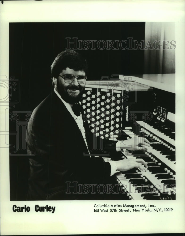 1985 Organist Carlo Curley - Historic Images